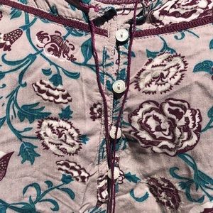 Rose design tank top